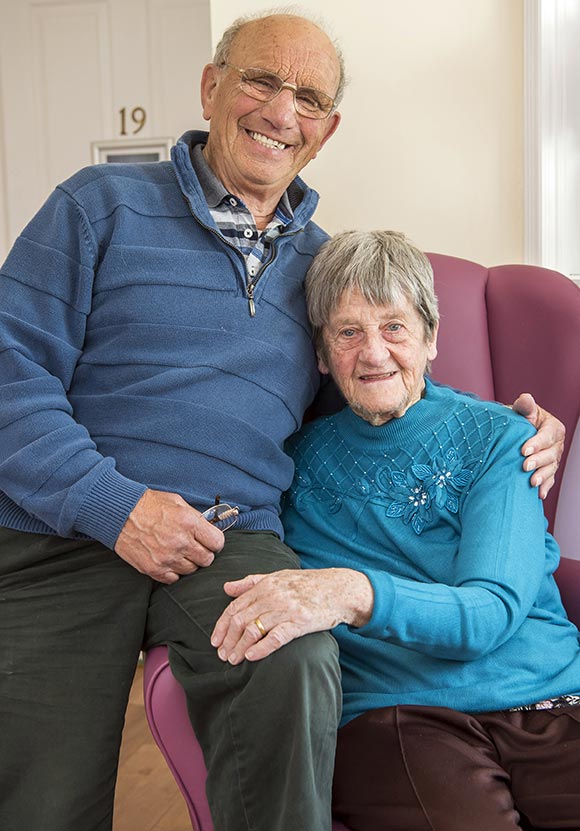 A Resident and her Husband at Broadland View